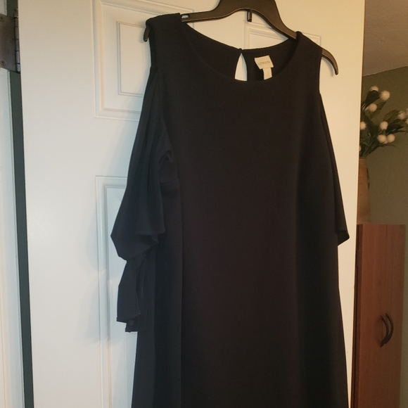 Cold-Shoulder Tie-Sleeve Dress by Chico's - Picture 2 of 3